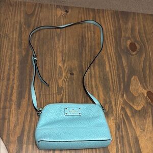 Kate Spade Blue Leather Crossbody Bag